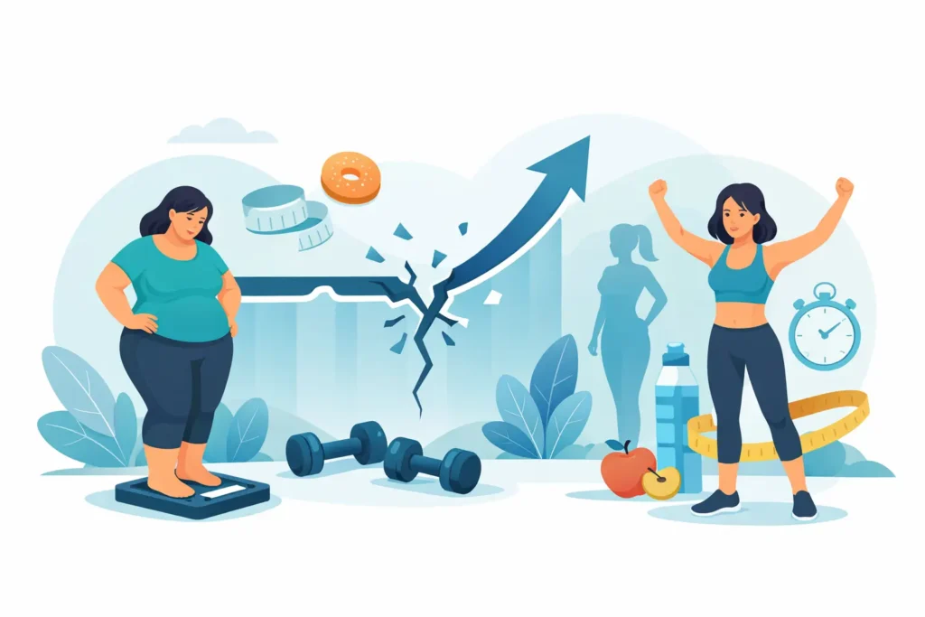 چگونه توقف وزن را بشکنیم و دوباره لاغر شویم؟