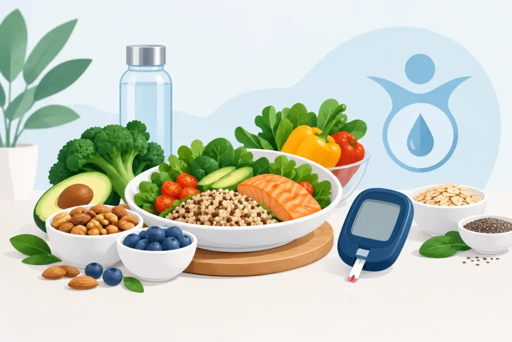 تغذیه پیش دیابت برای کنترل قند خون