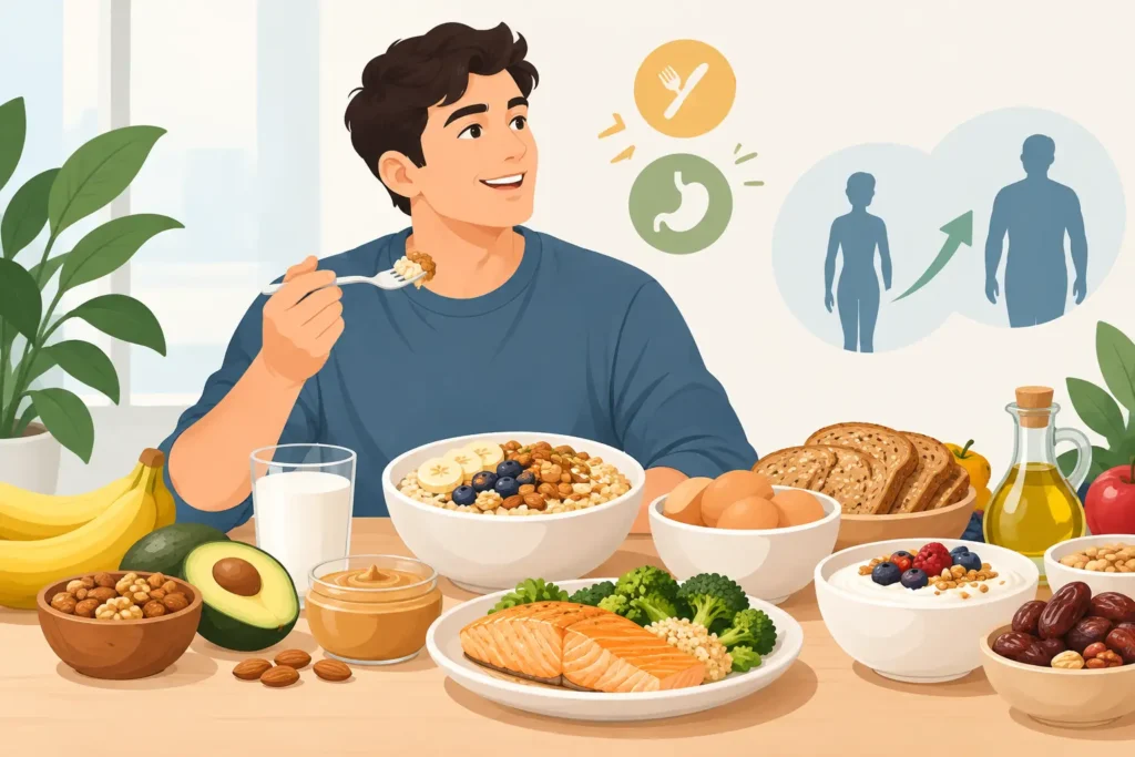 بهترین غذاها برای افزایش اشتها و وزن‌گیری سالم