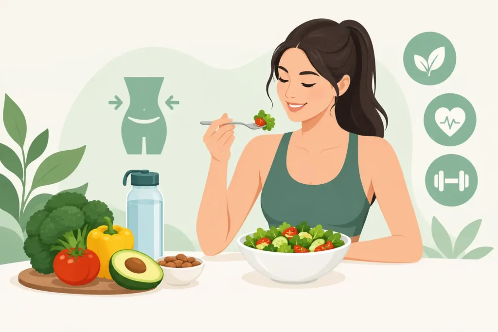 راهنمای رژیم کم‌کالری ایمن برای کاهش وزن
