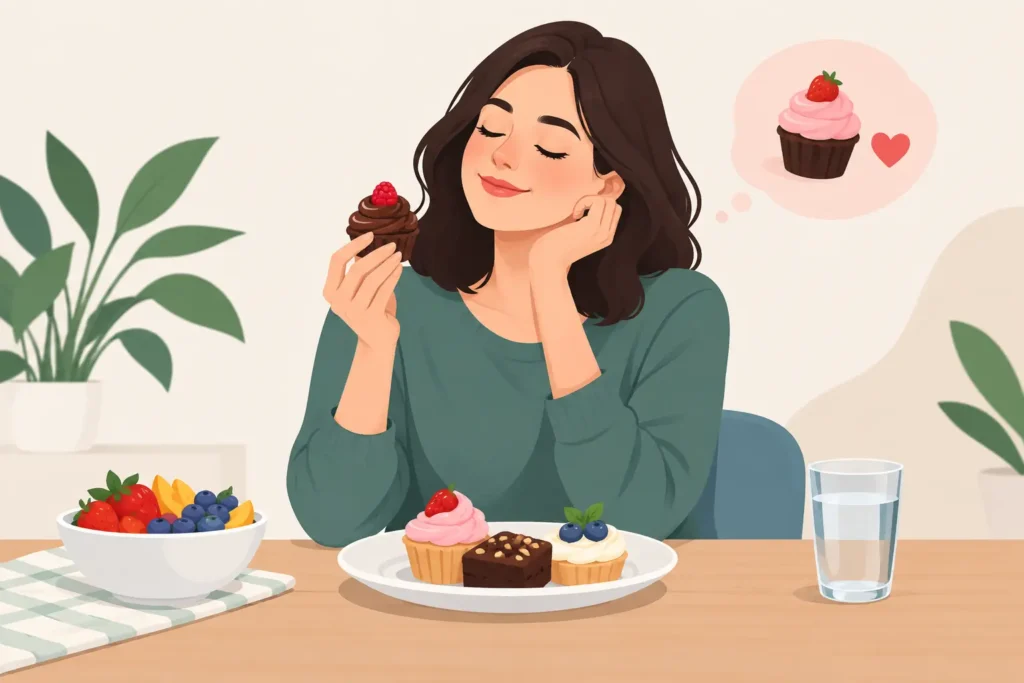 مدیریت ولع شیرینی در رژیم بدون حذف لذت غذا