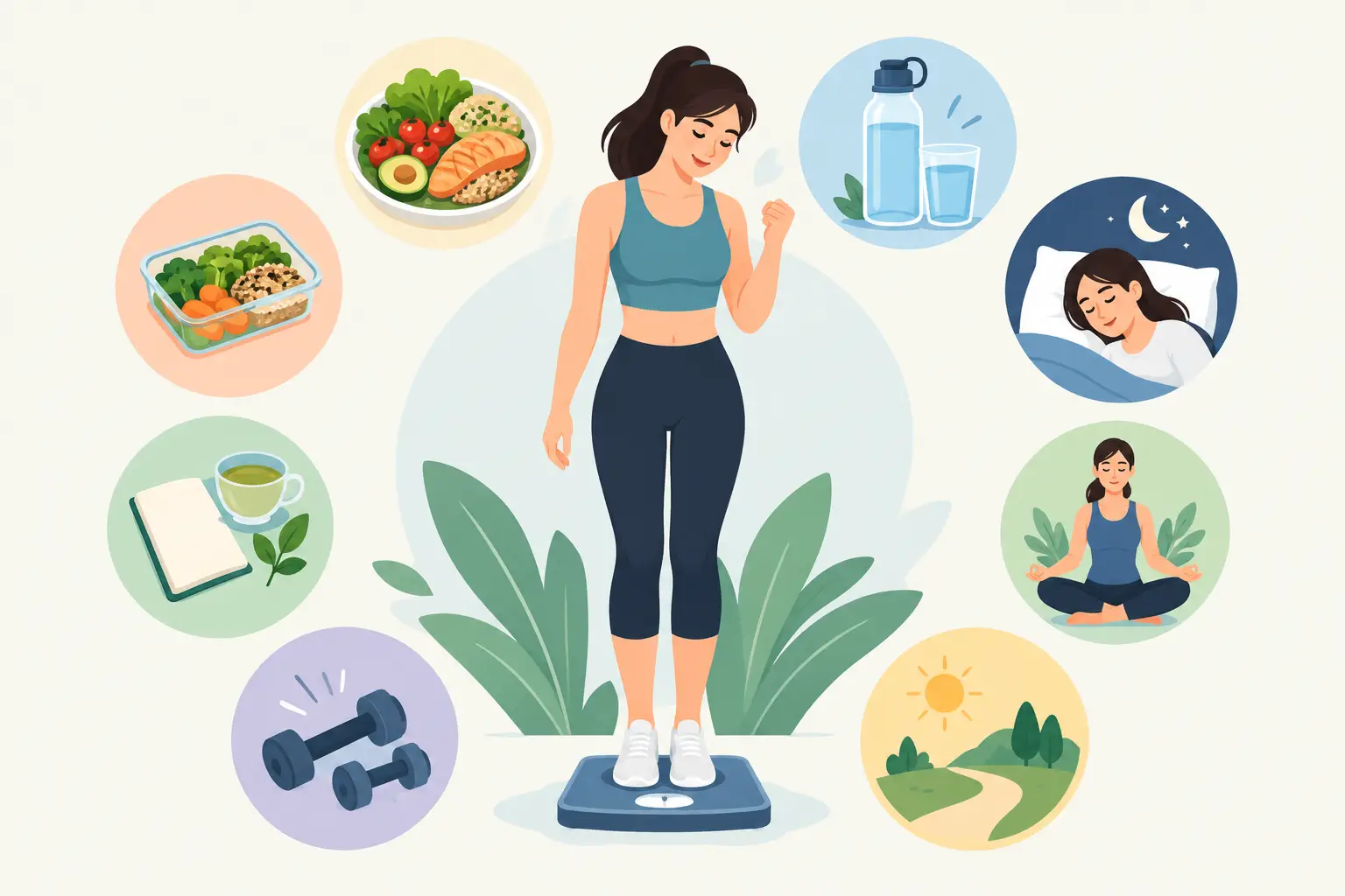 چگونه وزن را حفظ کنیم؟ ۸ عادت برای ماندگاری نتیجه